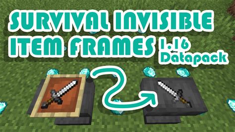 Minecraft invisible item frame - The Minecraft Java Edition has a simple command you can use to get an item frame. Simply type “/give @p item_frameEntityTag:Invisible:1b” in-game, and the item frame will be available to place wherever you wish. There are several different types of invisible item frames. The first type of frame is the normal one, which looks like any …